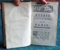 Essais historiques sur Paris. 3 volumes.. POULLAIN de SAINT-FOIX Germain François