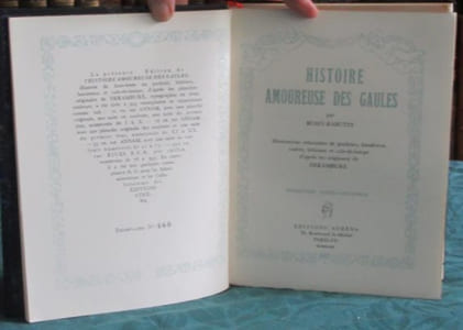Histoire amoureuse des Gaules.