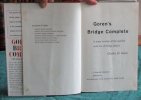 Goren's Bridge Complete - A major revision of standard work for all bridge players - Édition originale.. GOREN Charles Henry