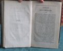 Le Moniteur secret, ou Tableau de la Cour de Napoléon, de son caractère, et de celui de ses agens. 2 tomes en 1 volume - Édition originale.. COUCHERY ...