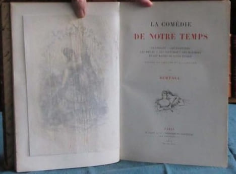 La Comédie de notre Temps - Édition originale.. BERTALL (Charles Albert d'Arnoux)