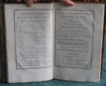État général des Postes du Royaume de France dressé par ordre du Conseil d'Administration. Suivi de la Carte géométrique des Routes desservies en poste, avec désignation des Relais et des Commerces pour l'An 1817 - Édition originale.