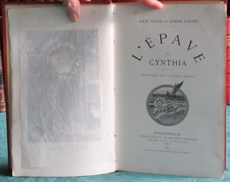 L'Épave du Cynthia. (A la fougère). LAURIE André