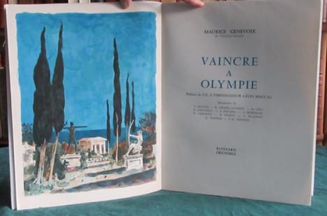 Vaincre à Olympie.. GENEVOIX Maurice