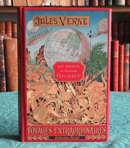 Les Enfants du Capitaine Grant - Voyage autour du Monde. (Dos à l'ancre)