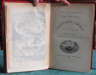 Les Enfants du Capitaine Grant - Voyage autour du Monde. (Dos à l'ancre)