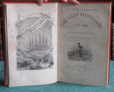 Une Ville flottante. Les Forceurs de blocus. Aventures de 3 Russes et de 3 Anglais dans l'Afrique australe.(Aux harpons)