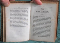 Odes d'Anacréon, traduites en vers français par Weissier Descombes.