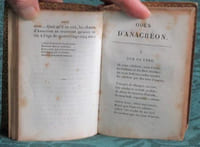 Odes d'Anacréon, traduites en vers français par Weissier Descombes.