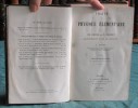 Traité de Physique élémentaire. 1883. DRION et FERNET