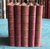Oeuvres poétiques de Lamartine. 5 volumes.. LAMARTINE Alphonse de