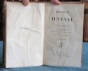 Satires de Juvénal. 2 volumes. JUVENAL