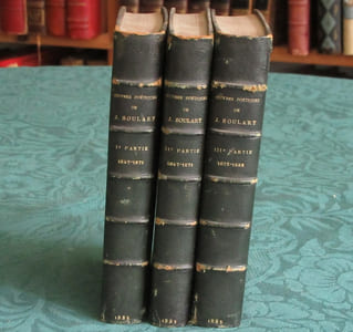 Oeuvres poétiques de Joséphin Soulary - 3 volumes.