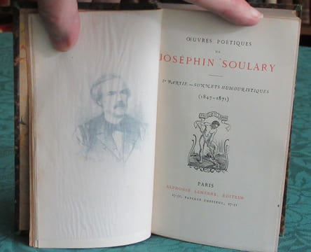 Oeuvres poétiques de Joséphin Soulary - 3 volumes.. SOULARY Joséphin