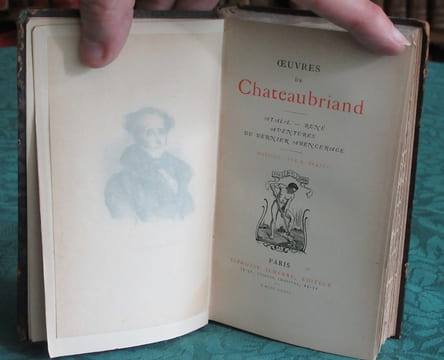 Oeuvres de Chateaubriand - Atala - René - Aventures du dernier Abencerage. CHATEAUBRIAND François René de