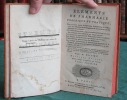 Éléments de pharmacie théorique et pratique. 2 volumes.. BAUMÉ Antoine