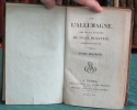 De L'Allemagne.  3 volumes.. STAEL (Madame de)