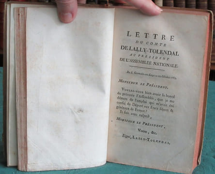 Observations du comte de Lally-Tolendal sur la lettre écrite par le comte de Mirabeau au comité de recherche contre M. le comte de Saint-Priest - ...