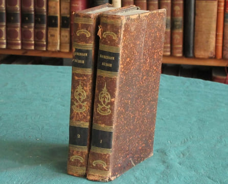Le Robinson suisse ou Histoire d'une famille Suisse naufragée - 2 volumes.. WYSS Johann Rudolph