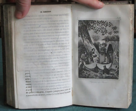 Le Robinson suisse ou Histoire d'une famille Suisse naufragée - 2 volumes.. WYSS Johann Rudolph
