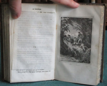 Le Robinson suisse ou Histoire d'une famille Suisse naufragée - 2 volumes.. WYSS Johann Rudolph