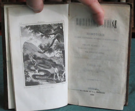 Le Robinson suisse ou Histoire d'une famille Suisse naufragée - 2 volumes.. WYSS Johann Rudolph