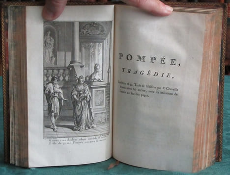 Théâtre de Pierre Corneille avec des commentaires et autres morceaux intéressans. 12 volumes.. CORNEILLE Pierre