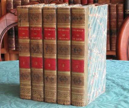 Les mille et un jours. Contes orientaux - 5 volumes.. ANONYME