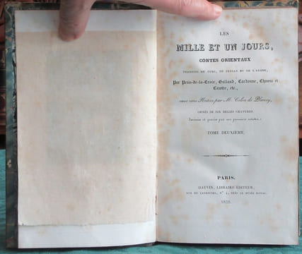 Les mille et un jours. Contes orientaux - 5 volumes.. ANONYME