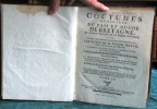 Coutumes générales du Païs et Duché de Bretagne. Tome III - Édition originale.. D'ARGENTRE Bertrand