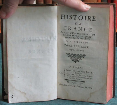 Histoire de France depuis l'Établissement de la Monarchie jusqu'au Règne de Louis XIV - T16. VILLARET