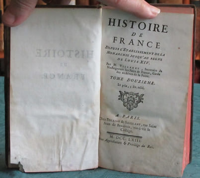 Histoire de France depuis l'Établissement de la Monarchie jusqu'au Règne de Louis XIV - T12. VILLARET