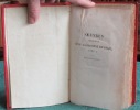 Oeuvres inédites de Mme la baronne de Stael, publiées par son fils. 3 volumes - Édition originale.. STAEL (Madame de)