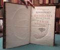 Histoire et recherches des antiquités de la ville de Paris - 3 volumes - Édition originale.. SAUVAL Henri
