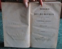 Mémoires du duc de Rovigo pour servir à l'histoire de l'empereur Napoléon - 8 volumes - Édition originale.. DUC DE ROVIGO