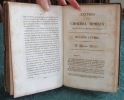 Traité du Choléra-Morbus considéré sous les rapports physiologiques, anatomico-pathologique, thérapeutique et hygiénique - Édition originale.. COMET