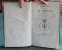 Souvenirs de la Marquise de Créquy de 1710 à 1802. 7 volumes.. CREQUY Marquise de