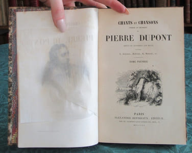 Chants et chansons - poésie et musique de Pierre Dupont - 4 volumes.