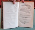 Voyage en Espagne fait dans les années 1786 et 1787, par Joseph Townsend. 3 volumes sans l'atlas.. TOWNSEND Joseph - PICTET-MALLET