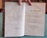 Le Lys d'Israel - 2 volumes.