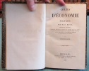 Cours d'Économie Politique. - 2 volumes - Édition originale.. ROSSI M. P.