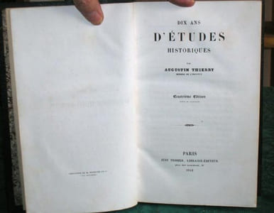 Dix Ans d'Etudes Historiques.