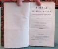 Voyage d'un français fugitif dans les années 1791 et suivantes - 3 volumes - Édition originale.. MESSEY Louis-Antoine-François-Nicolas