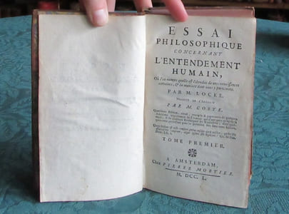 Essai Philosophique concernant l'Entendement Humain - 4 volumes.