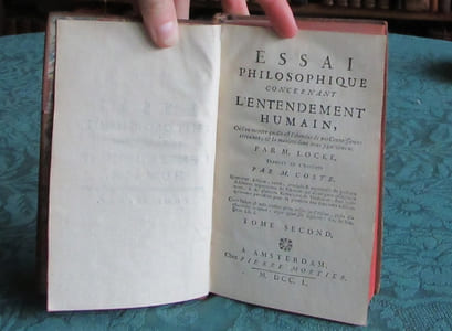 Essai Philosophique concernant l'Entendement Humain - 4 volumes.