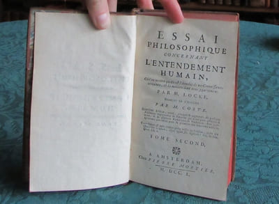 Essai Philosophique concernant l'Entendement Humain - 4 volumes.