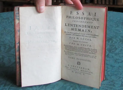 Essai Philosophique concernant l'Entendement Humain - 4 volumes.