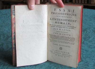 Essai Philosophique concernant l'Entendement Humain - 4 volumes.