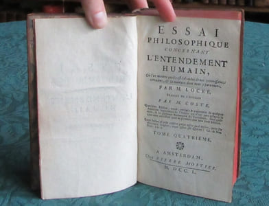 Essai Philosophique concernant l'Entendement Humain - 4 volumes.