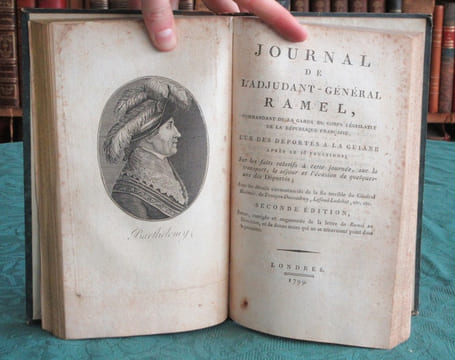 Recueil des interrogatoires subis par le général Moreau + Journal de l'adjudant-général Ramel - 2 titres en 1 volume - Edition originale.. MOREAU Jean ...